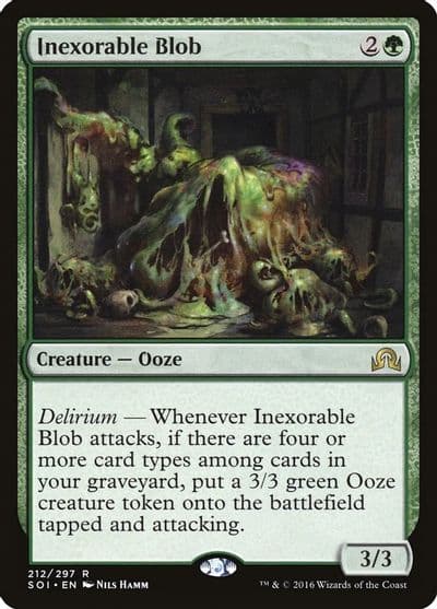 Inexorable Blob Shadows over Innistrad Magic card