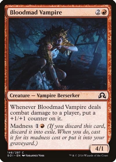 Bloodmad Vampire Shadows over Innistrad Magic card