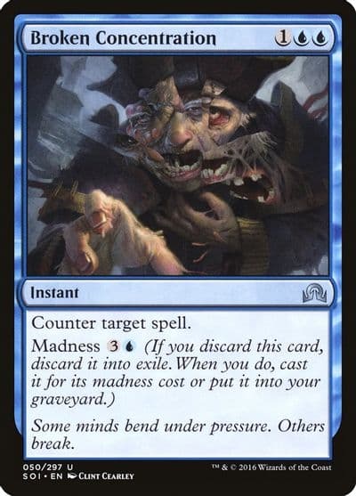 Broken Concentration Shadows over Innistrad Magic card