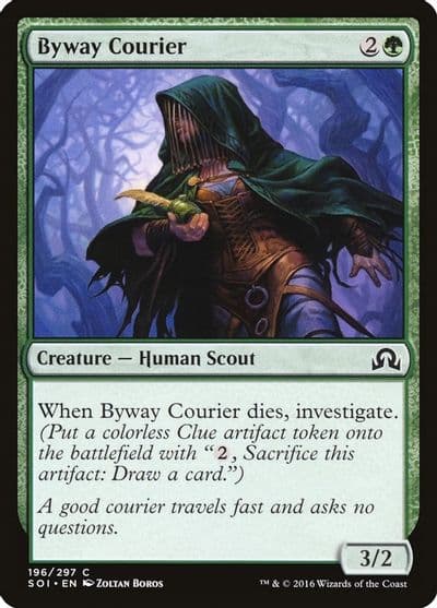 Byway Courier Shadows over Innistrad Magic card