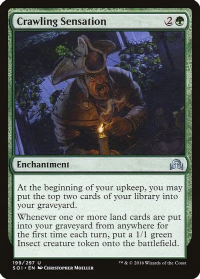 Crawling Sensation Shadows over Innistrad Magic card