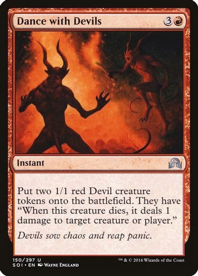 Dance with Devils Shadows over Innistrad Magic card