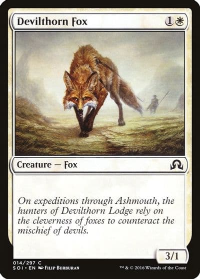 Devilthorn Fox Shadows over Innistrad Magic card