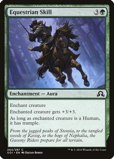 Equestrian Skill Shadows over Innistrad Magic card
