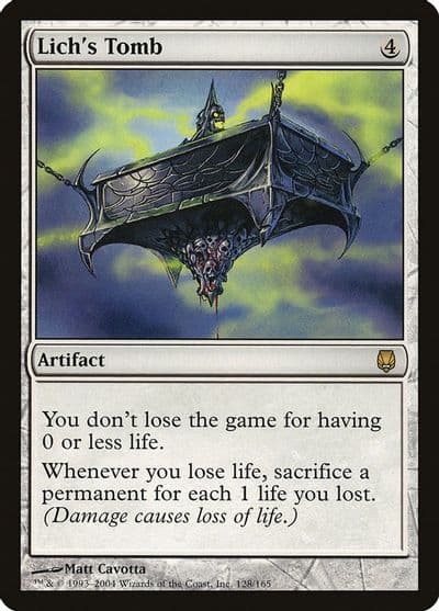 Lichs Tomb Darksteel Magic card