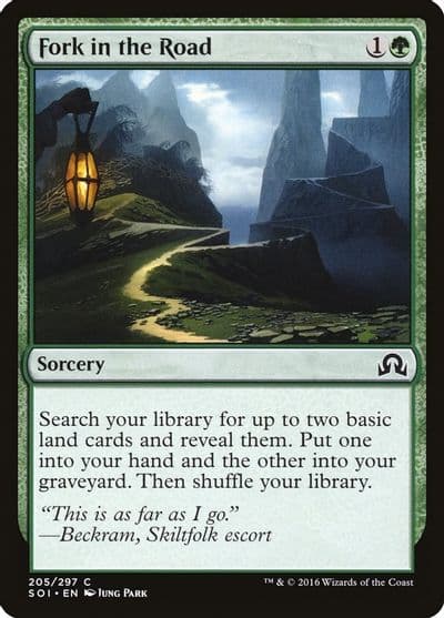 Fork in the Road Shadows over Innistrad Magic card