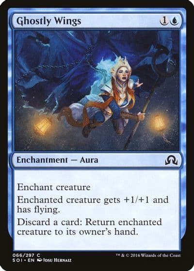 Ghostly Wings Shadows over Innistrad Magic card