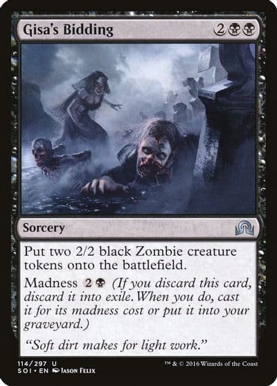 Gisas Bidding Shadows over Innistrad Magic card