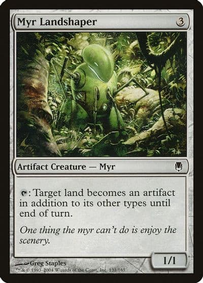 Myr Landshaper Darksteel Magic card