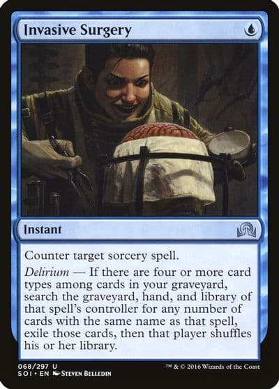 Invasive Surgery Shadows over Innistrad Magic card