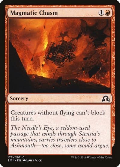 Magmatic Chasm Shadows over Innistrad Magic card