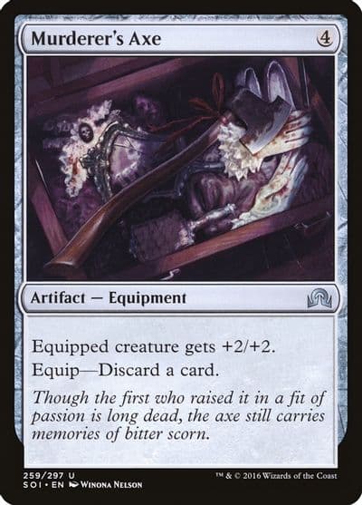 Murderers Axe Shadows over Innistrad Magic card