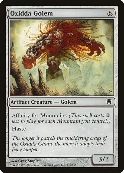 Oxidda Golem Darksteel Magic card