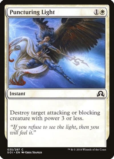 Puncturing Light Shadows over Innistrad Magic card