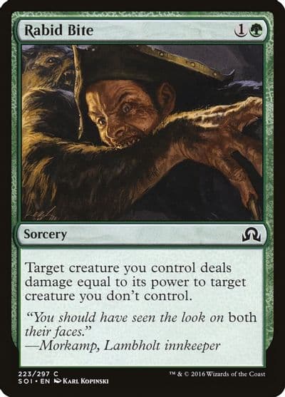 Rabid Bite Shadows over Innistrad Magic card