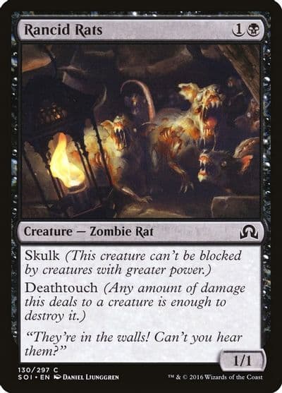Rancid Rats Shadows over Innistrad Magic card