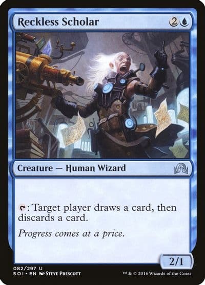Reckless Scholar Shadows over Innistrad Magic card