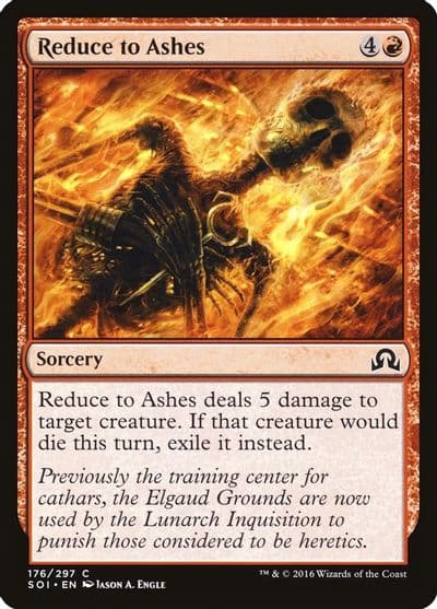 Reduce to Ashes Shadows over Innistrad Magic card