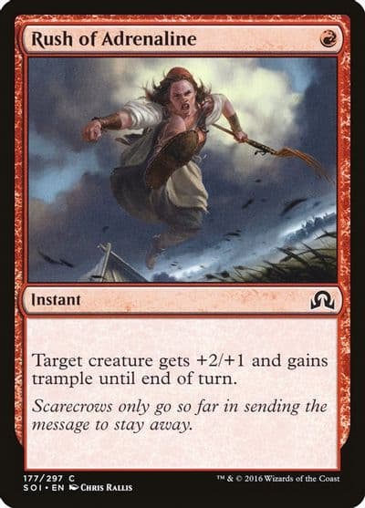 Rush of Adrenaline Shadows over Innistrad Magic card