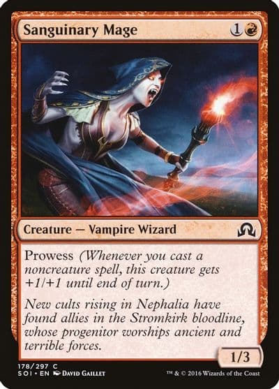 Sanguinary Mage Shadows over Innistrad Magic card