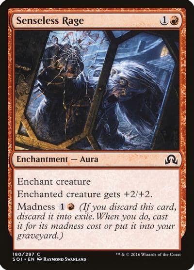 Senseless Rage Shadows over Innistrad Magic card