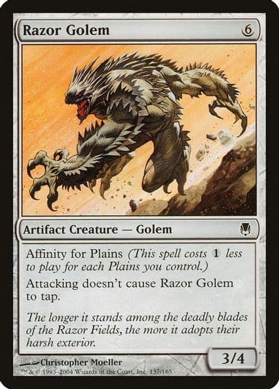 Razor Golem Darksteel Magic card
