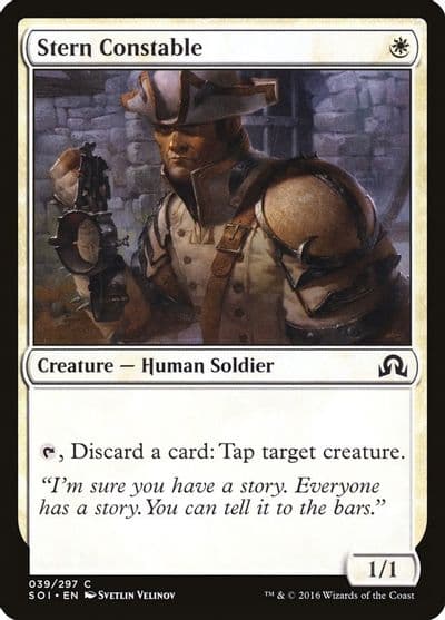 Stern Constable Shadows over Innistrad Magic card