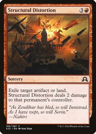 Structural Distortion Shadows over Innistrad Magic card