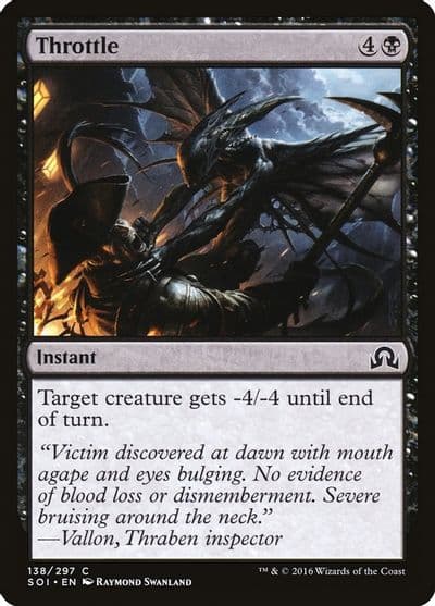 Throttle Shadows over Innistrad Magic card