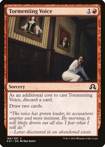 Tormenting Voice Shadows over Innistrad Magic card