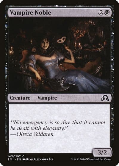 Vampire Noble Shadows over Innistrad Magic card