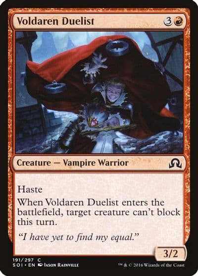 Voldaren Duelist Shadows over Innistrad Magic card