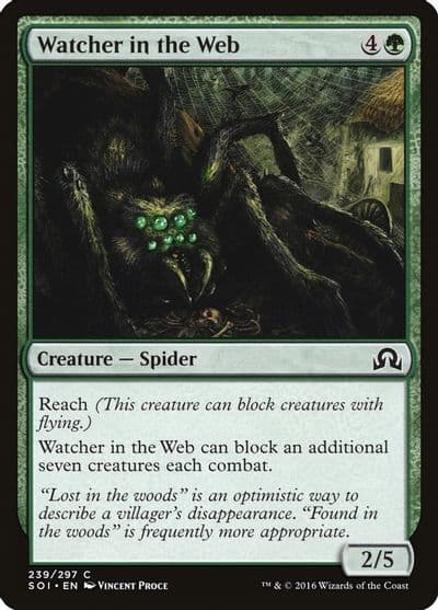 Watcher in the Web Shadows over Innistrad Magic card