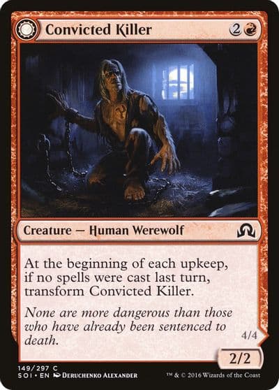 Convicted Killer Shadows over Innistrad Magic card