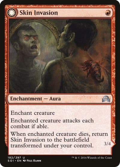 Skin Invasion Shadows over Innistrad Magic card
