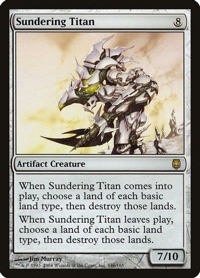 Sundering Titan Darksteel Magic card