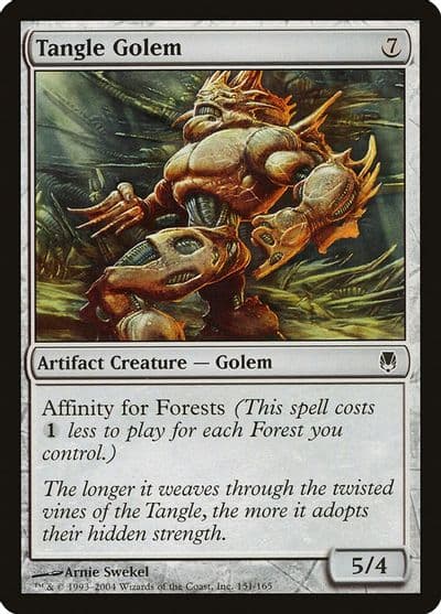 Tangle Golem Darksteel Magic card