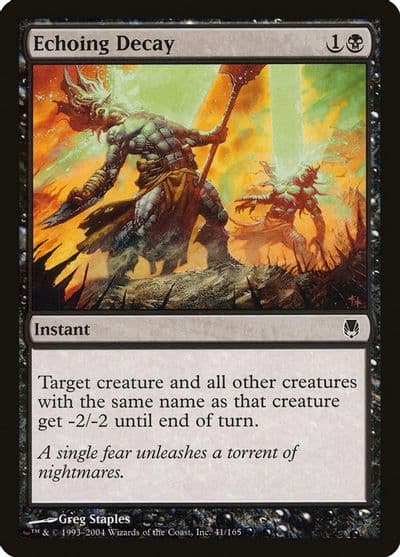 Echoing Decay Darksteel Magic card