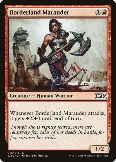 Borderland Marauder Welcome Deck 2016 Magic card