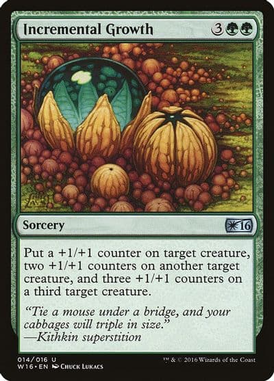 Incremental Growth Welcome Deck 2016 Magic card