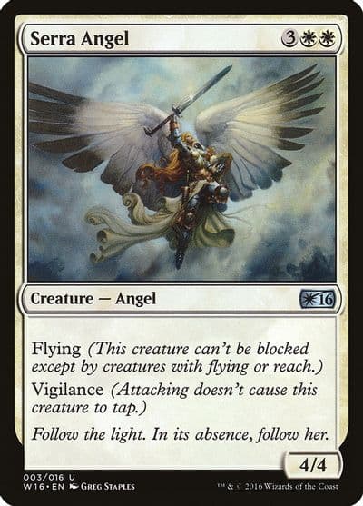 Serra Angel Welcome Deck 2016 Magic card
