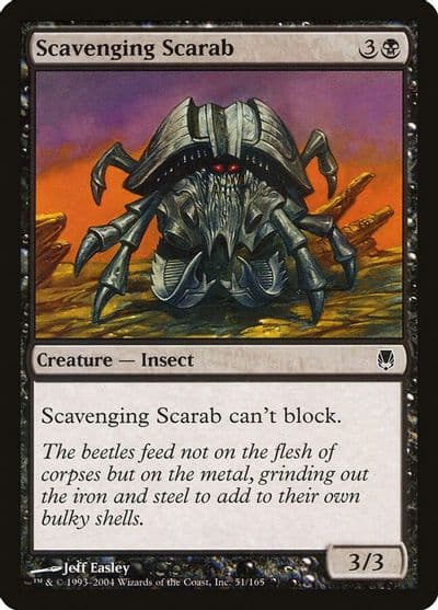 Scavenging Scarab Darksteel Magic card