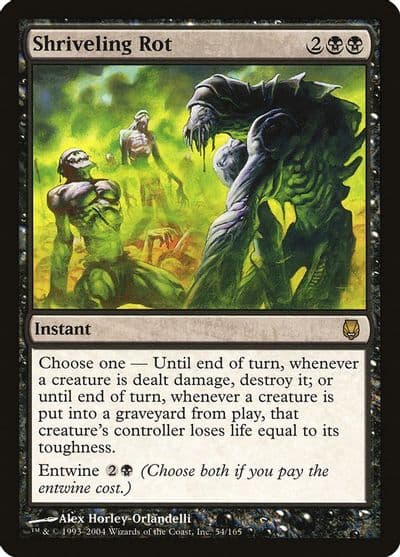 Shriveling Rot Darksteel Magic card