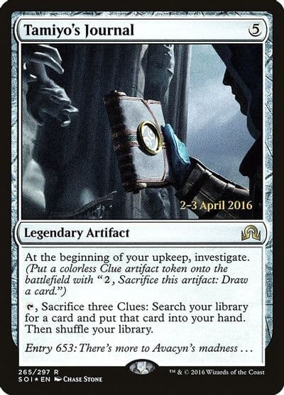 Tamiyos Journal Entry 653 Prerelease Cards Magic card