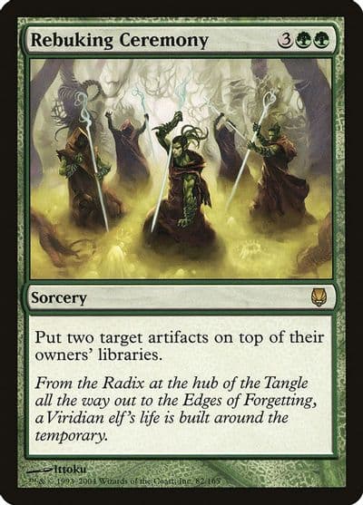 Rebuking Ceremony Darksteel Magic card