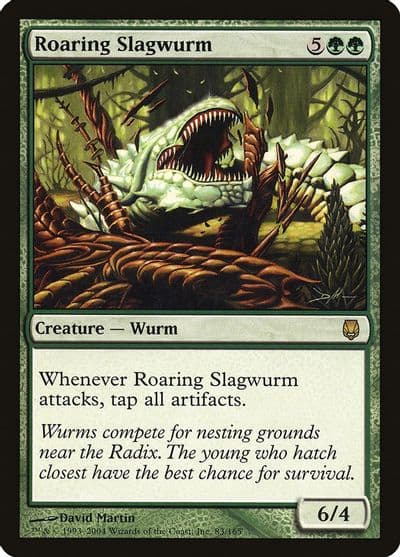 Roaring Slagwurm Darksteel Magic card