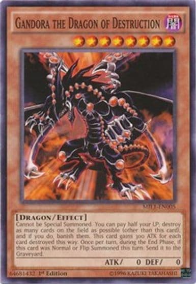 Gandora the Dragon of Destruction Millennium Pack Yu-Gi-Oh! card