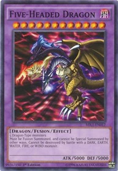 Five Headed Dragon Millennium Pack Yu-Gi-Oh! card