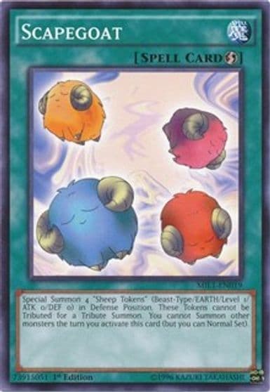 Scapegoat Millennium Pack Yu-Gi-Oh! card