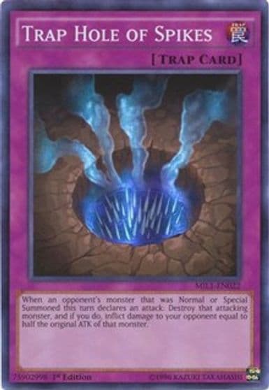 Trap Hole of Spikes Millennium Pack Yu-Gi-Oh! card